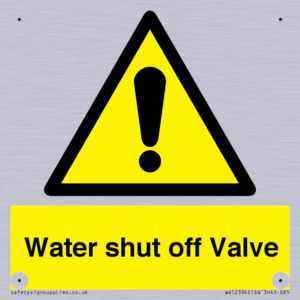 Water shut off Valve